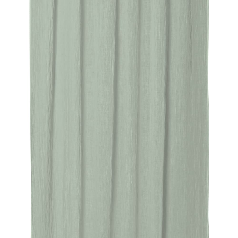 Panneau voilage finition pattes aspect cuir vert jade 245 x 135 - Maisons du Monde