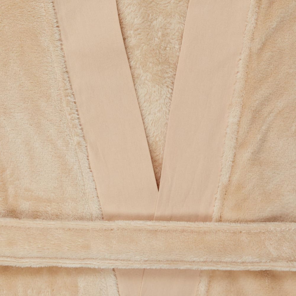Rrobe de chambre velours léger mixte ficelle xl — vue 4
