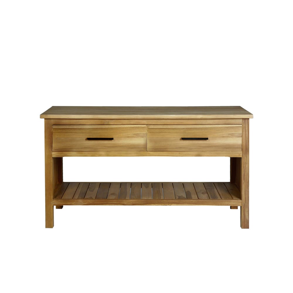 Badezimmerschrank aus Teakholz 135 cm - Maisons Du Monde