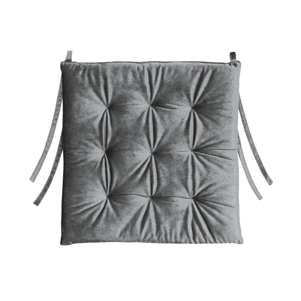 Galette de chaise Piquée 9 Points en polyester ombre 38 x 38 x 3