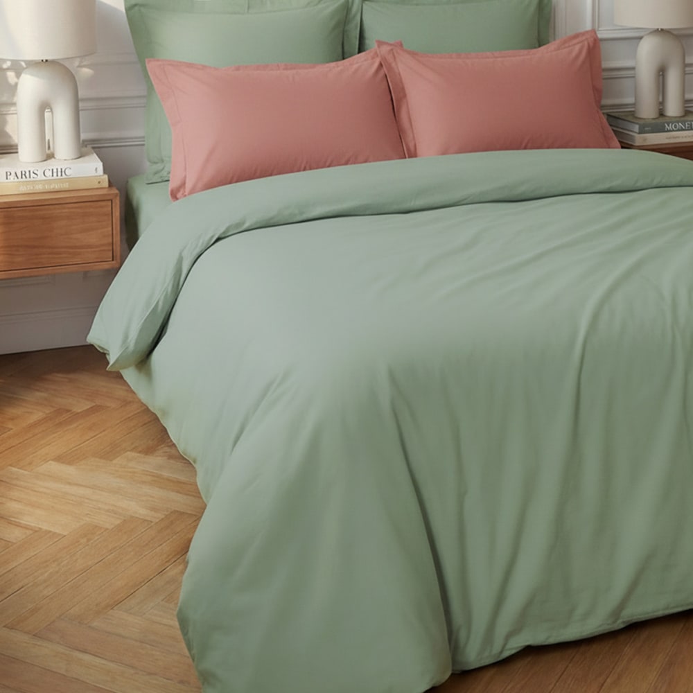 Hhousse de couette en - coton noir