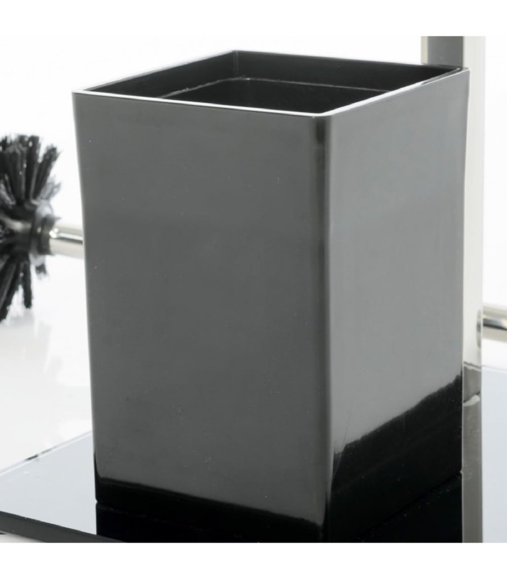 Dérouleur papier toilette + brosse WC métal et base en verre - Maisons du Monde