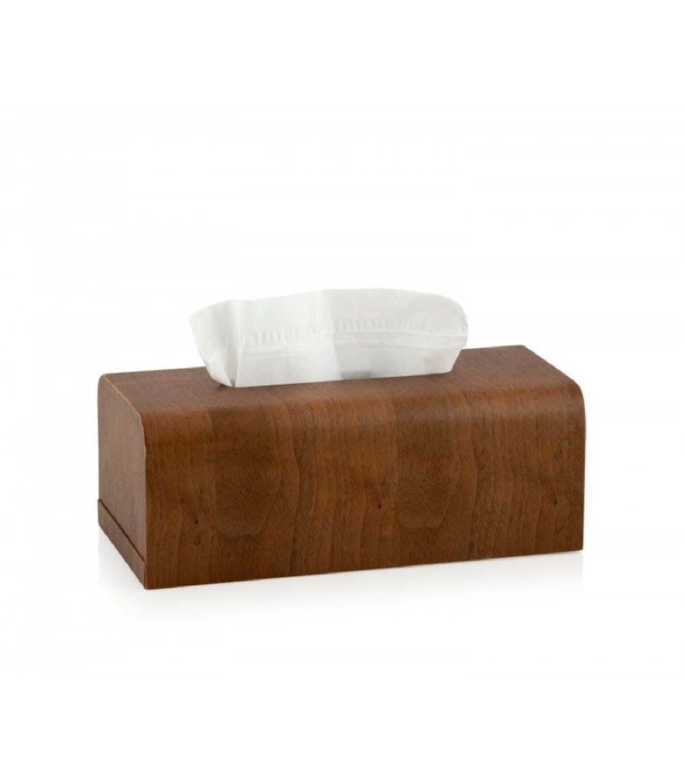 Boîte à mouchoir rectangulaire en bois de noyer - Maisons du Monde