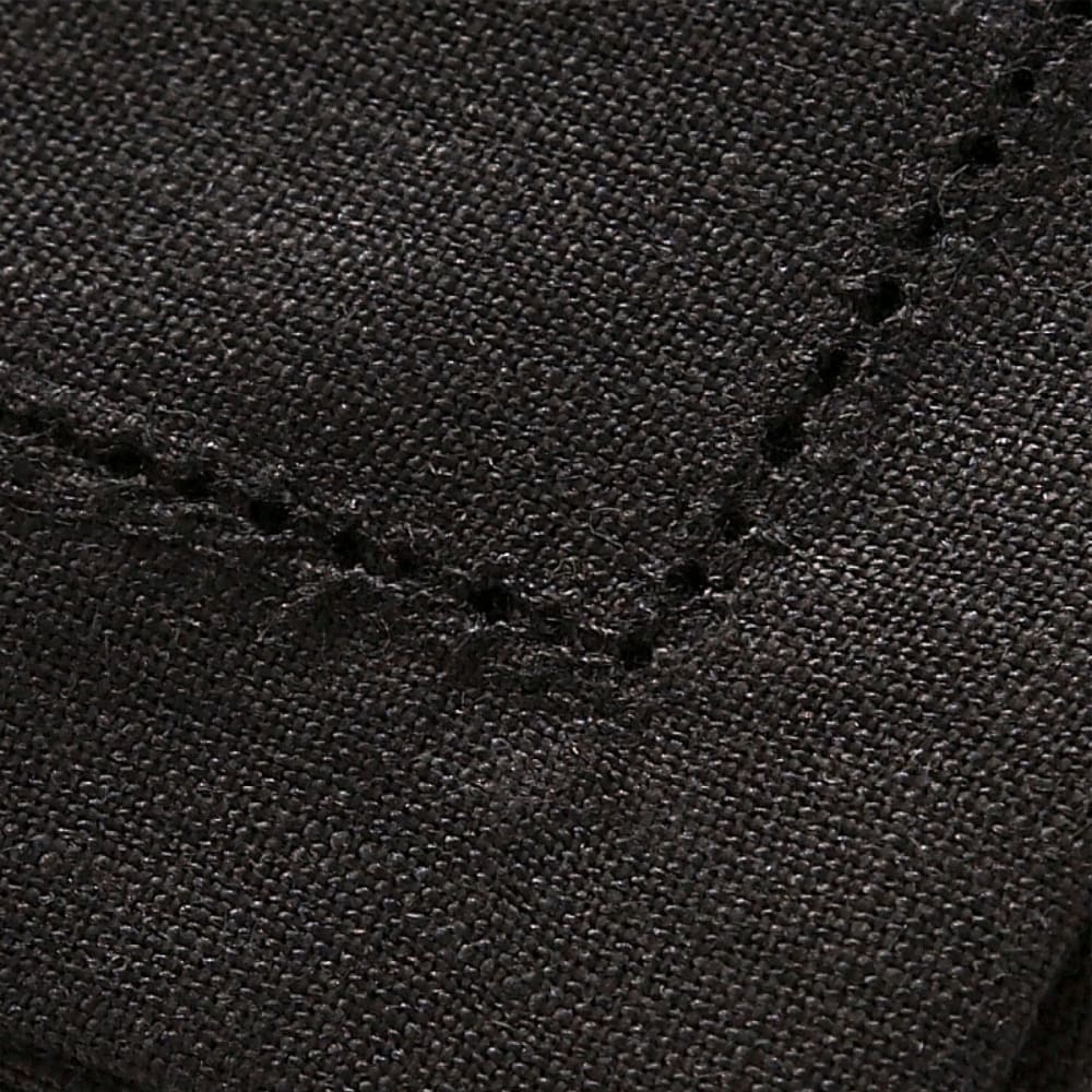 Set de table en lin noir 37x50 — vue 3
