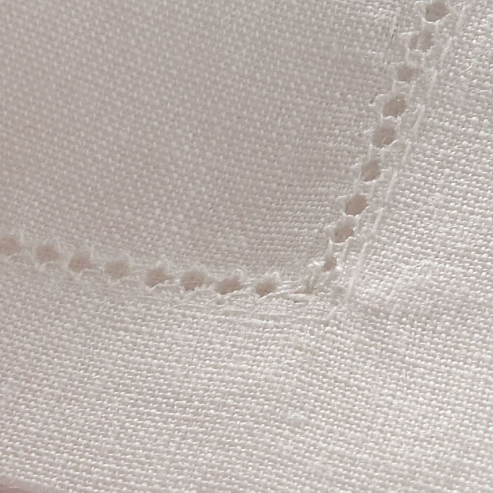 Set de table en lin blanc 37x50 — vue 3