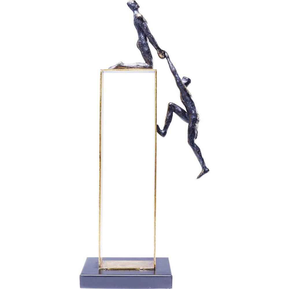 Kare Design Deko-Objekt Figuren aus Polyresin und Stahl, gold, H51cm style modern - Harz