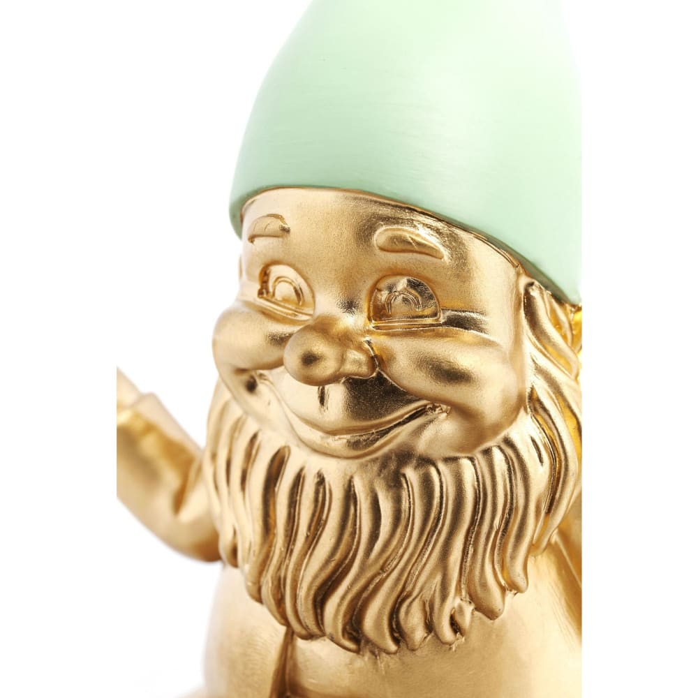 Figura deco zwerg meditation oro verde 19cm - Maisons du Monde