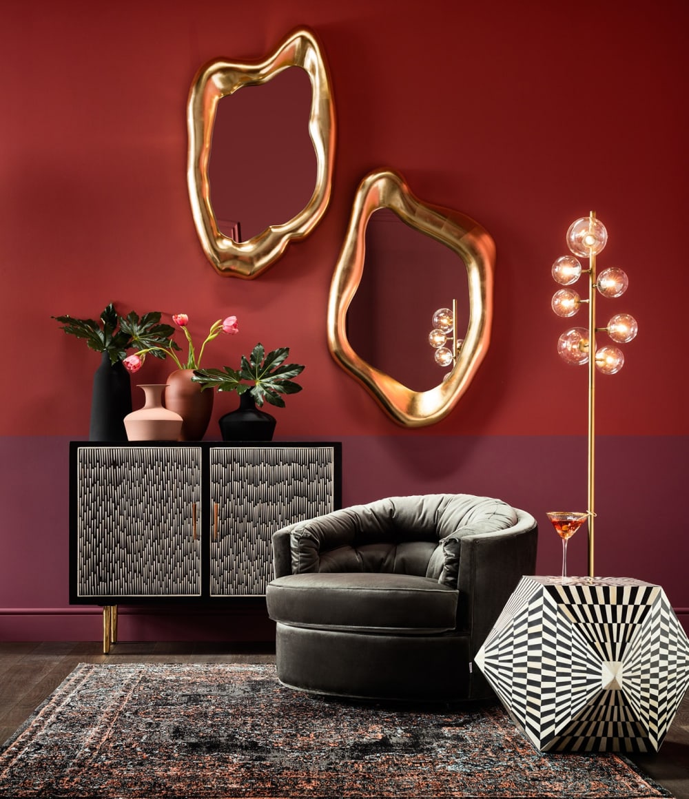 Espejo dorado 119x76 - Maisons du Monde