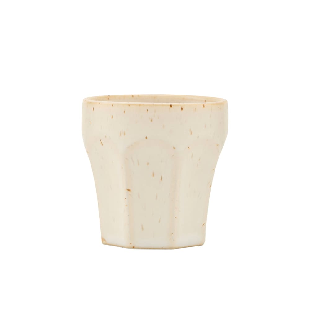 Tasse à expresso en grès beige Tasse à expresso en grès beige