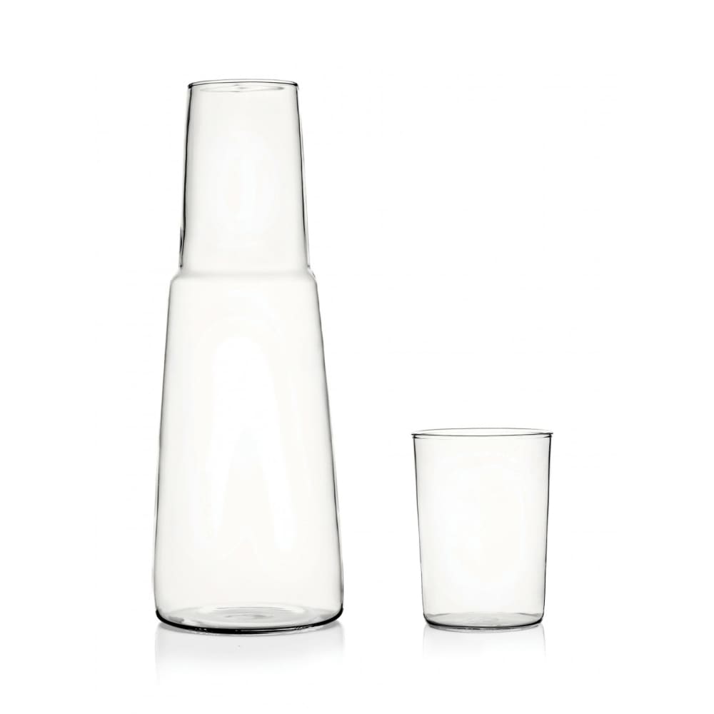Ichendorf Carafe et verre tumbler en verre borosilicaté Transparent