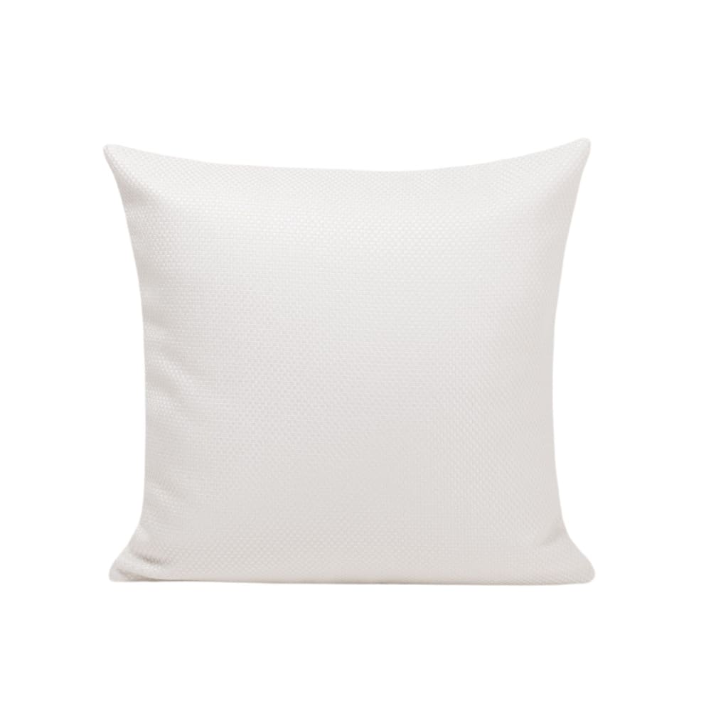 Housse de coussin blanc 50x50 cm