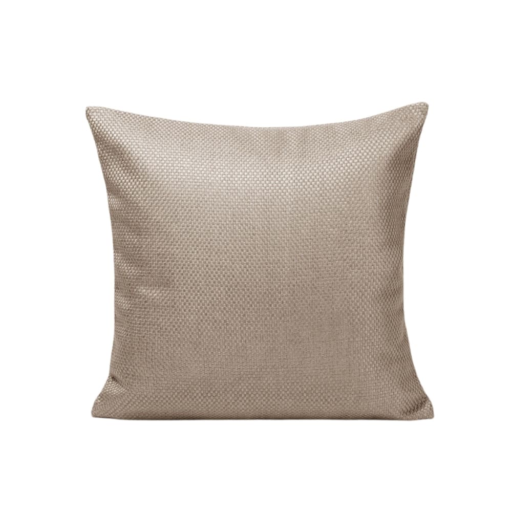 Housse de coussin beige 50x50 cm
