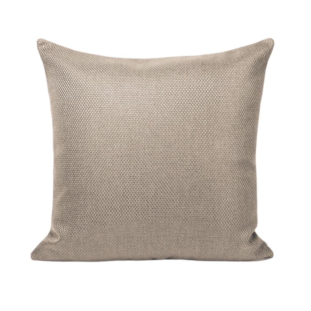 Housse de coussin beige 60x60 cm