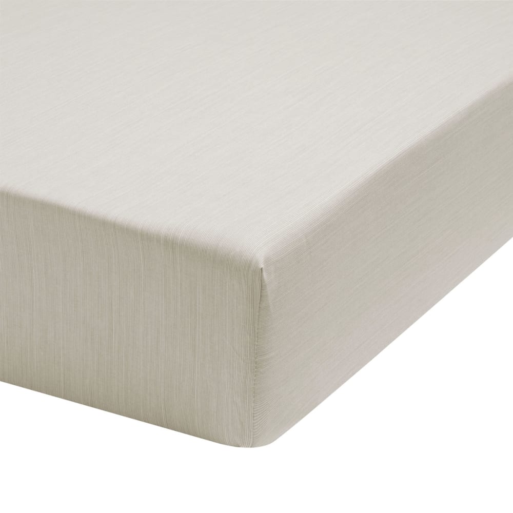 Drap housse en bambou lin 160x200