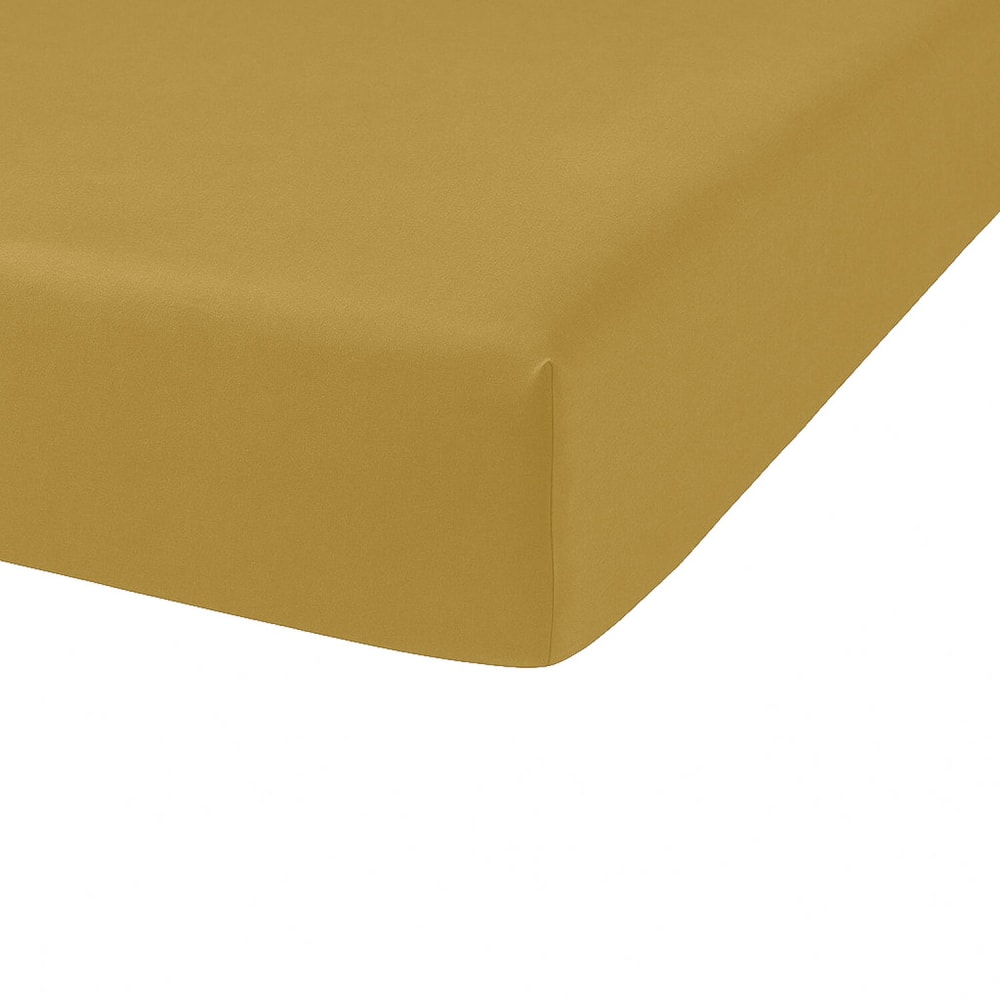 Drap housse coton gold 90x190 cm