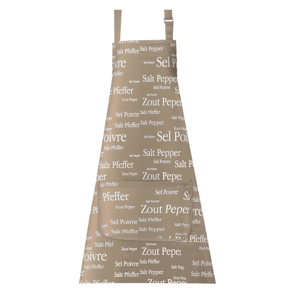WINKLER Tablier de cuisine sel et poivre 