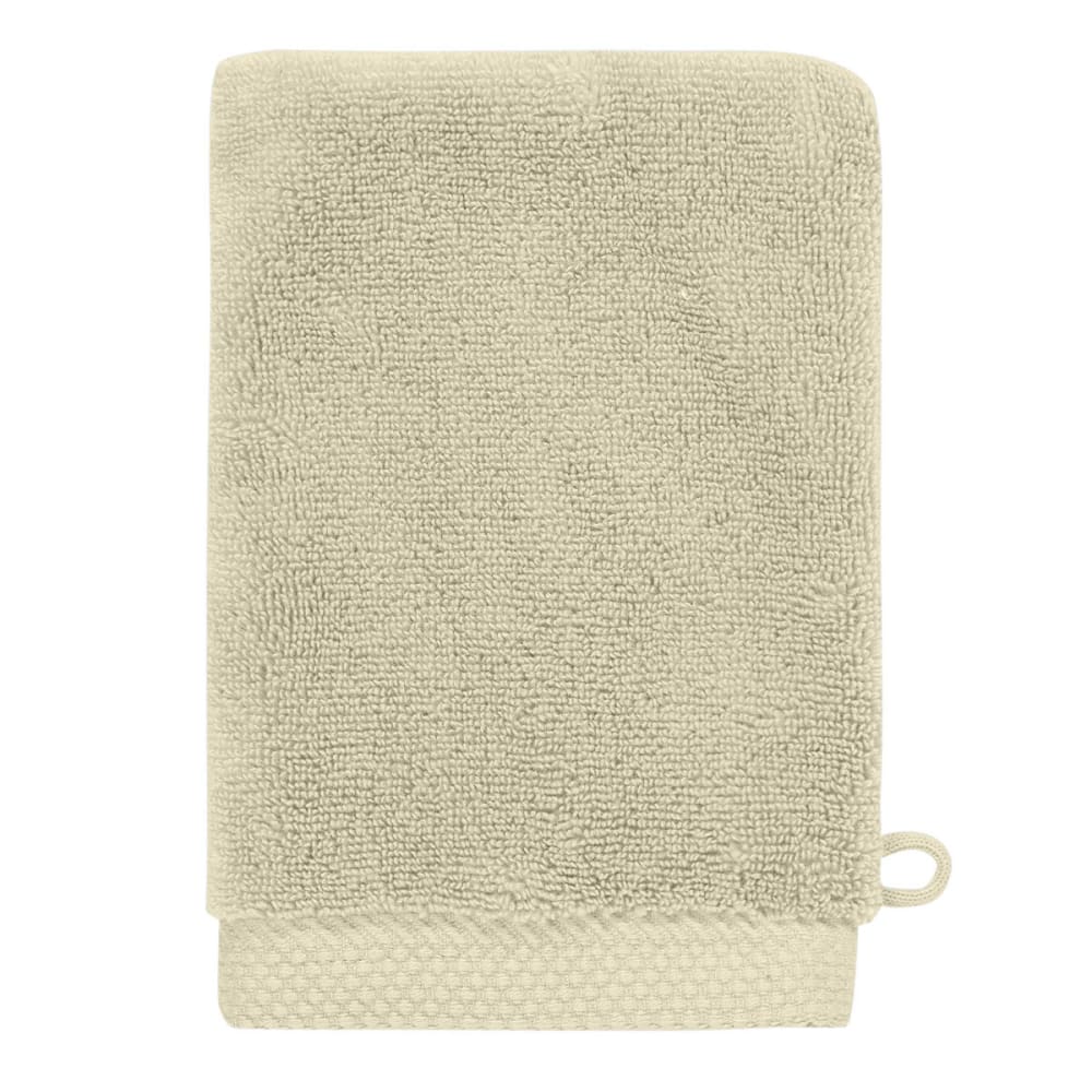 3 gants de toilette 560 g/m² ficelle 16x22 cm - Maisons du Monde