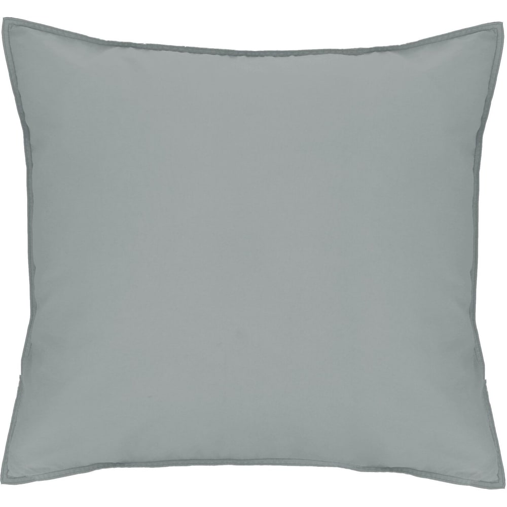 Home collection Taie d'oreiller coton gris 50x70 cm style classique chic Certifié Oeko-Tex