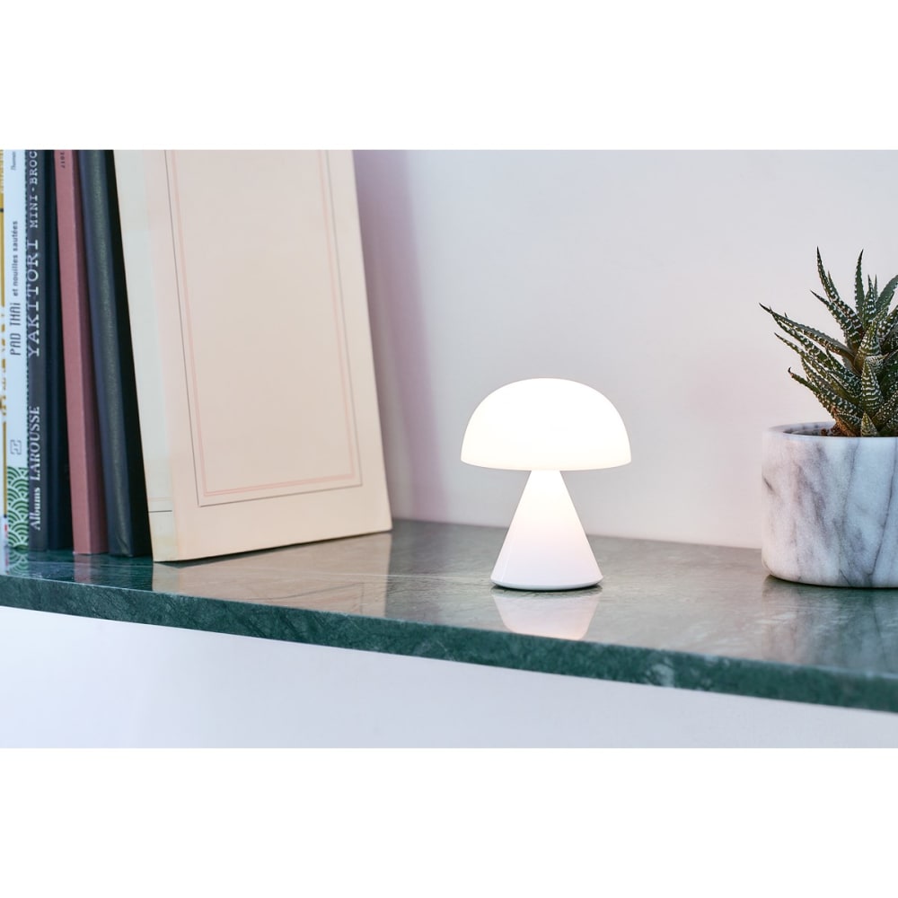 Mini lampe LED en aluminium blanc - Maisons du Monde