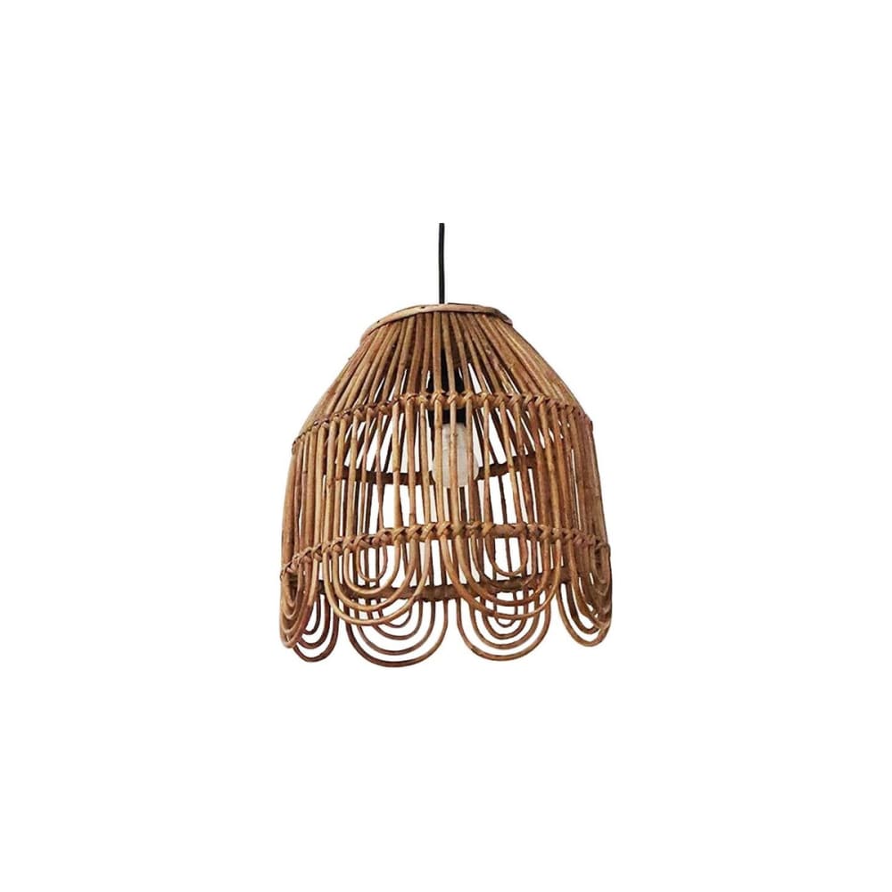 Decoclico Hängelampe aus Rattan, ohne Elektrifizierung, braun Beige Rattan