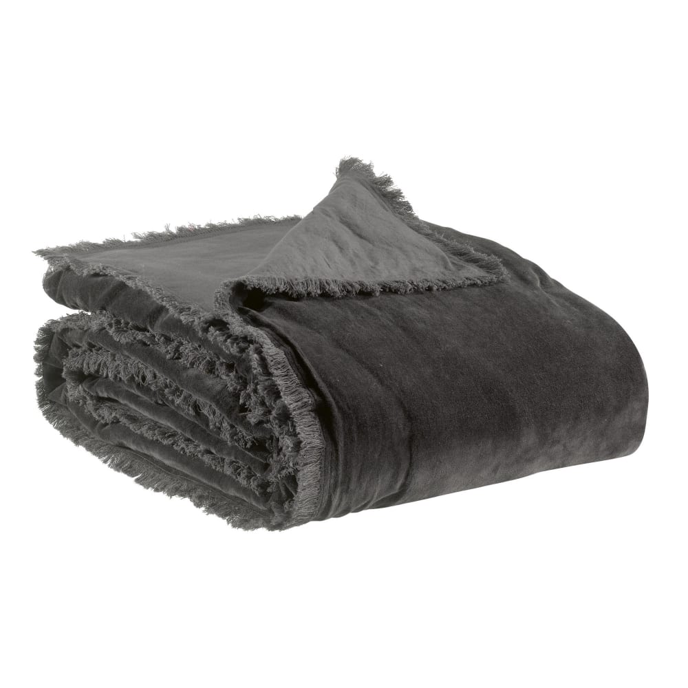 Edredon  en coton ombre 85 x 200 cm