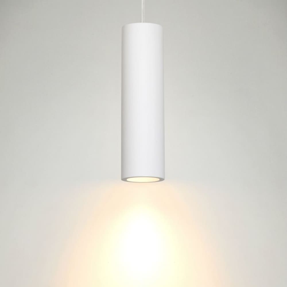 Pendelleuchte aus Gips 1xGU10 (MR16), weiß - Maisons Du Monde