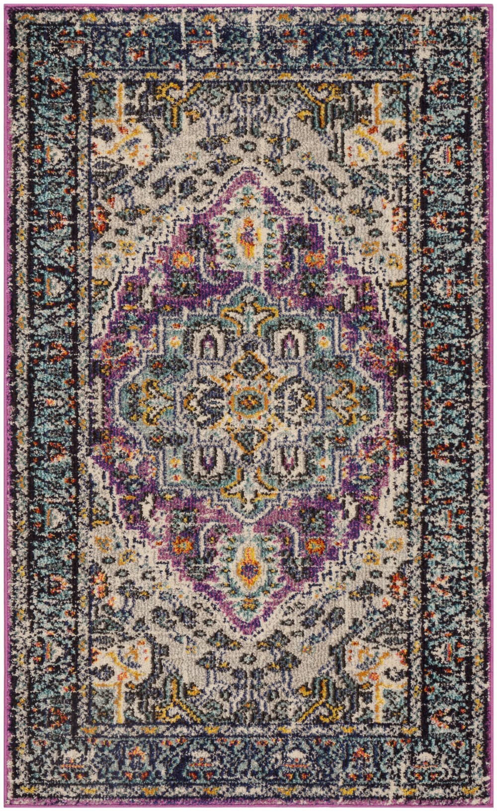 Tapis bleu 122 x 170