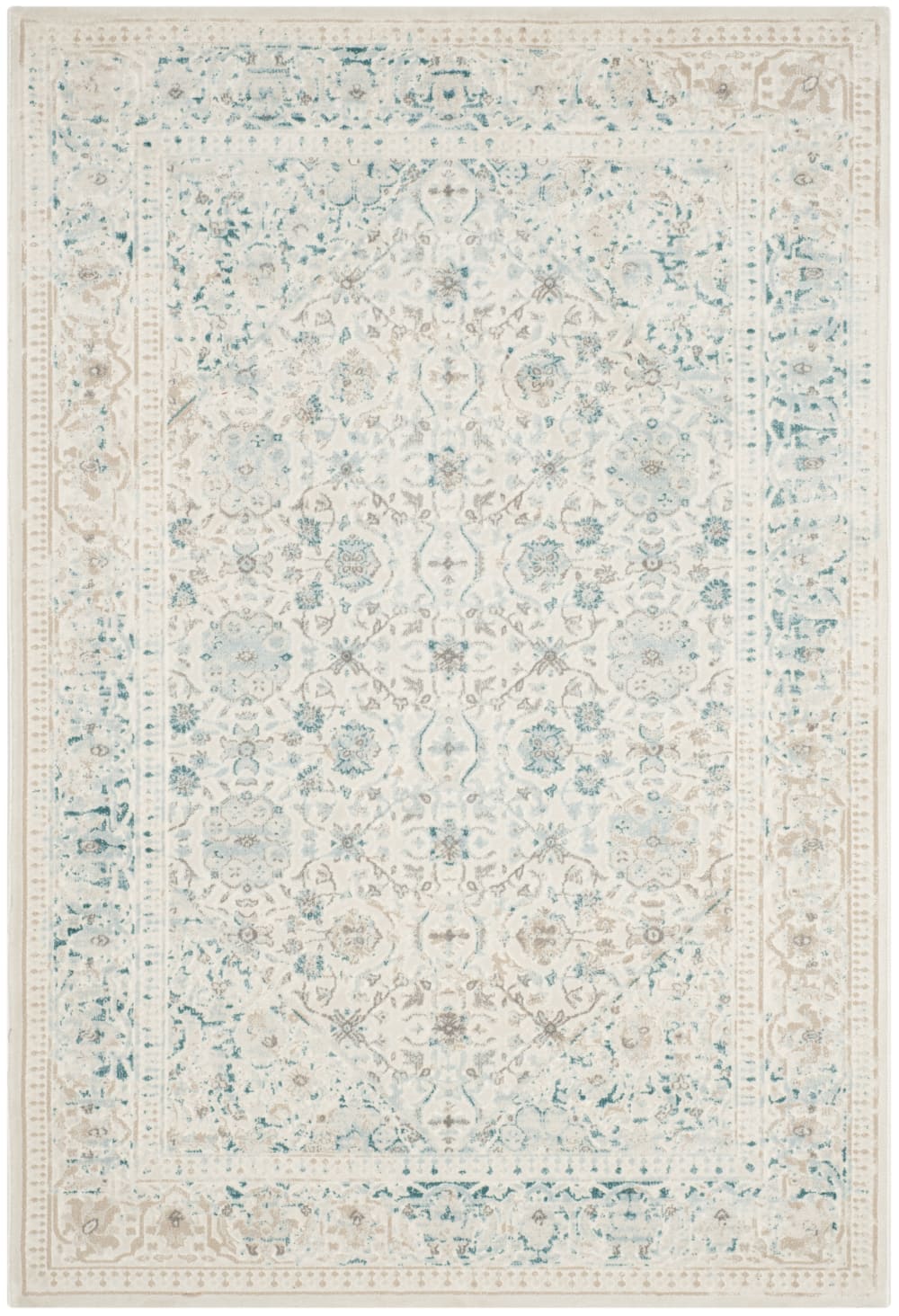 tapis bleu 122 x 170