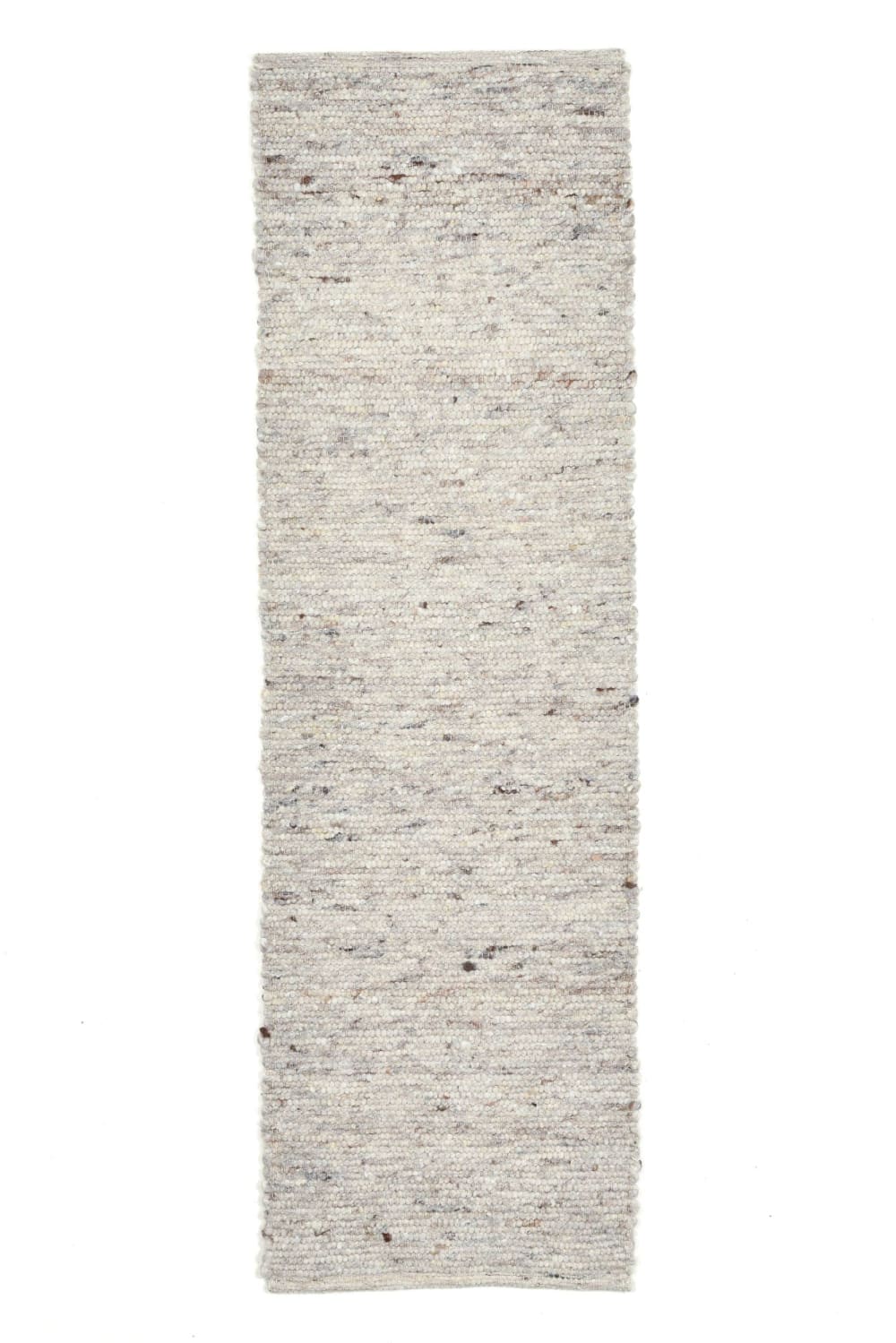 Tapis tissé à la main en laine naturelle Sable 70x240