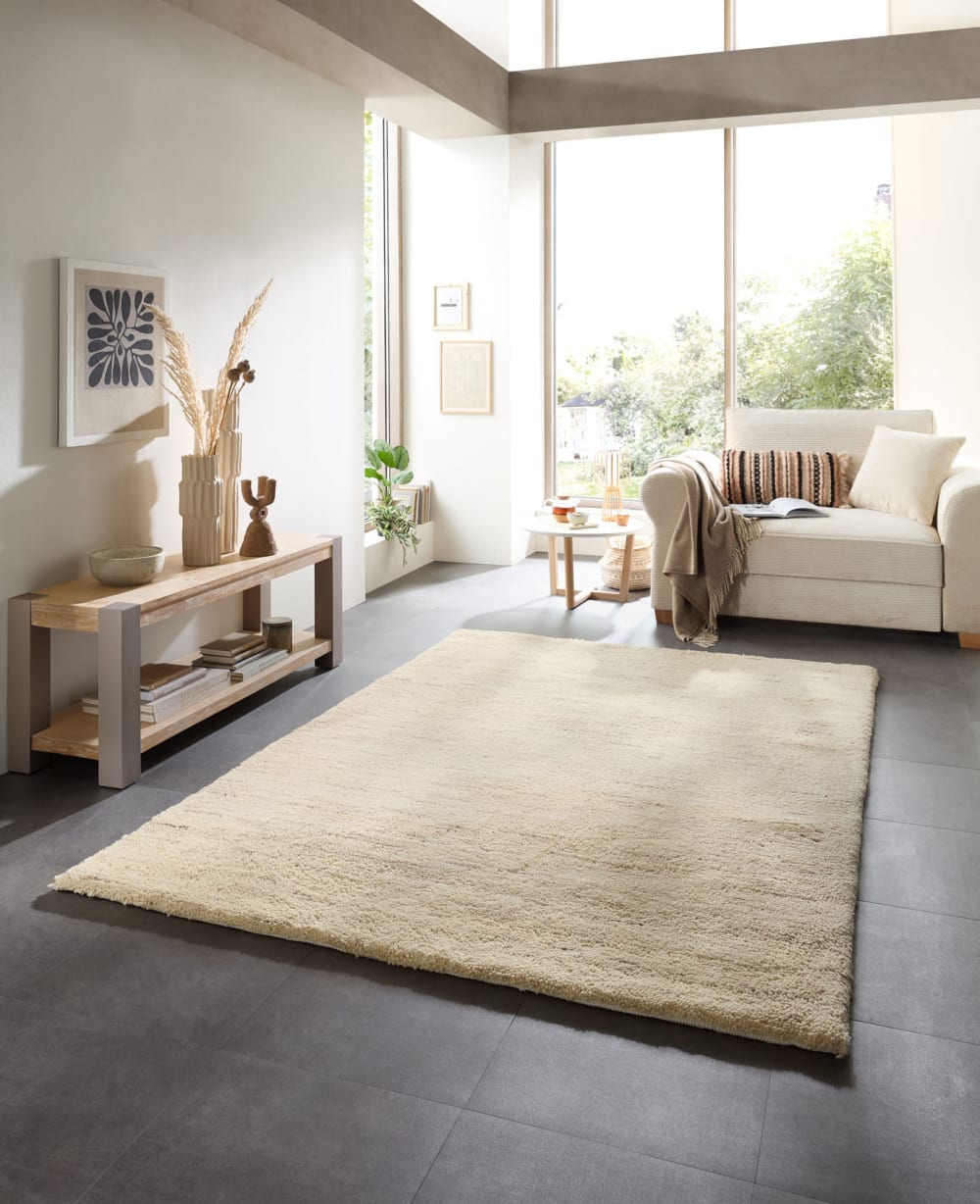 Tapis berbère marocain noué main en laine - Jaspé 120x180 cm — vue 3