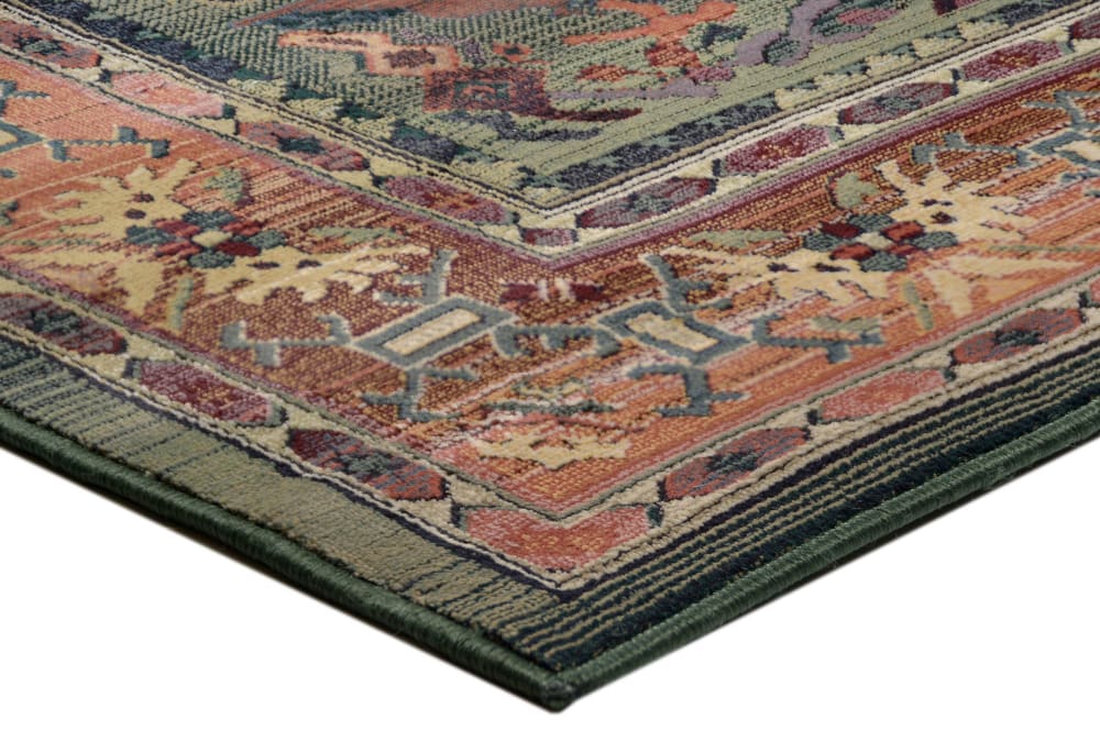 Tapis d'orient nomade tissé machine - Vert 120x180 cm — vue 4