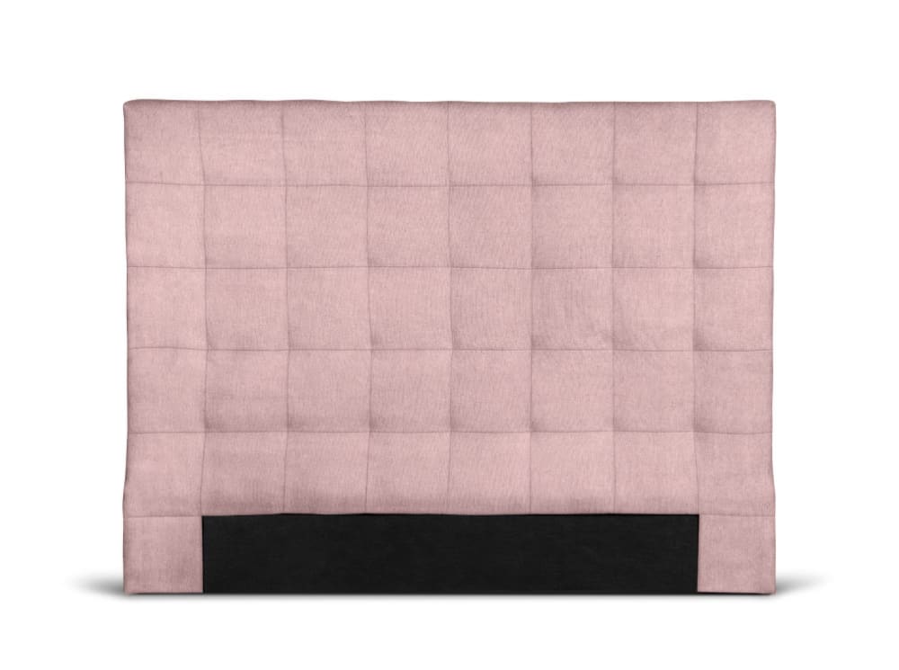 Tête de lit capitonnée en tissu - Rose - 140 cm