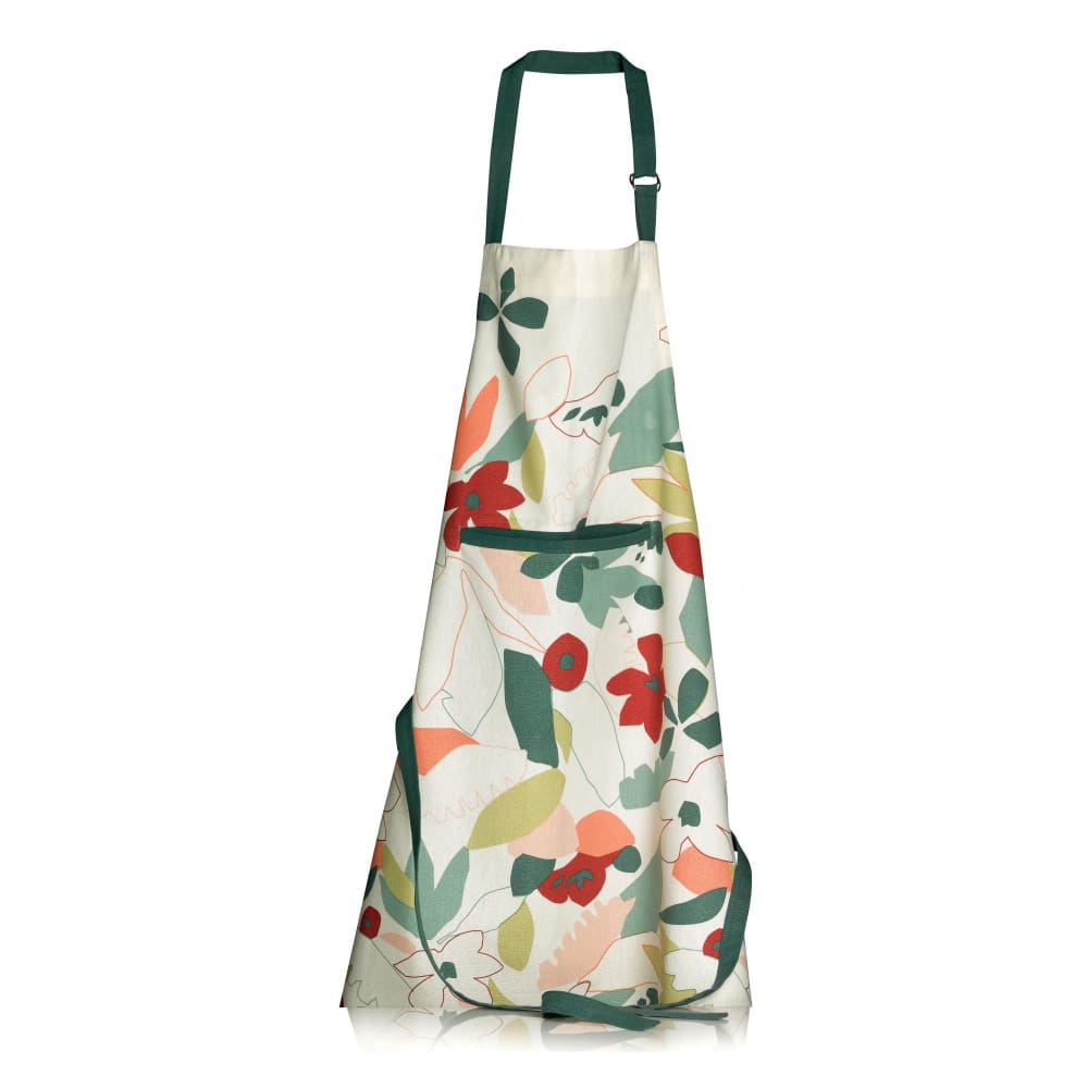 Tablier de cuisine cléo en coton multico 72 x 85 cm