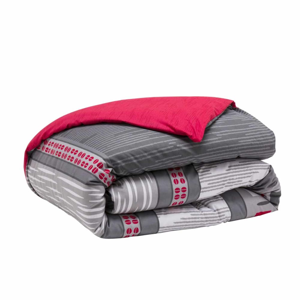 Housse de couette imprimée en lyocell gris240x220 - Maisons du Monde