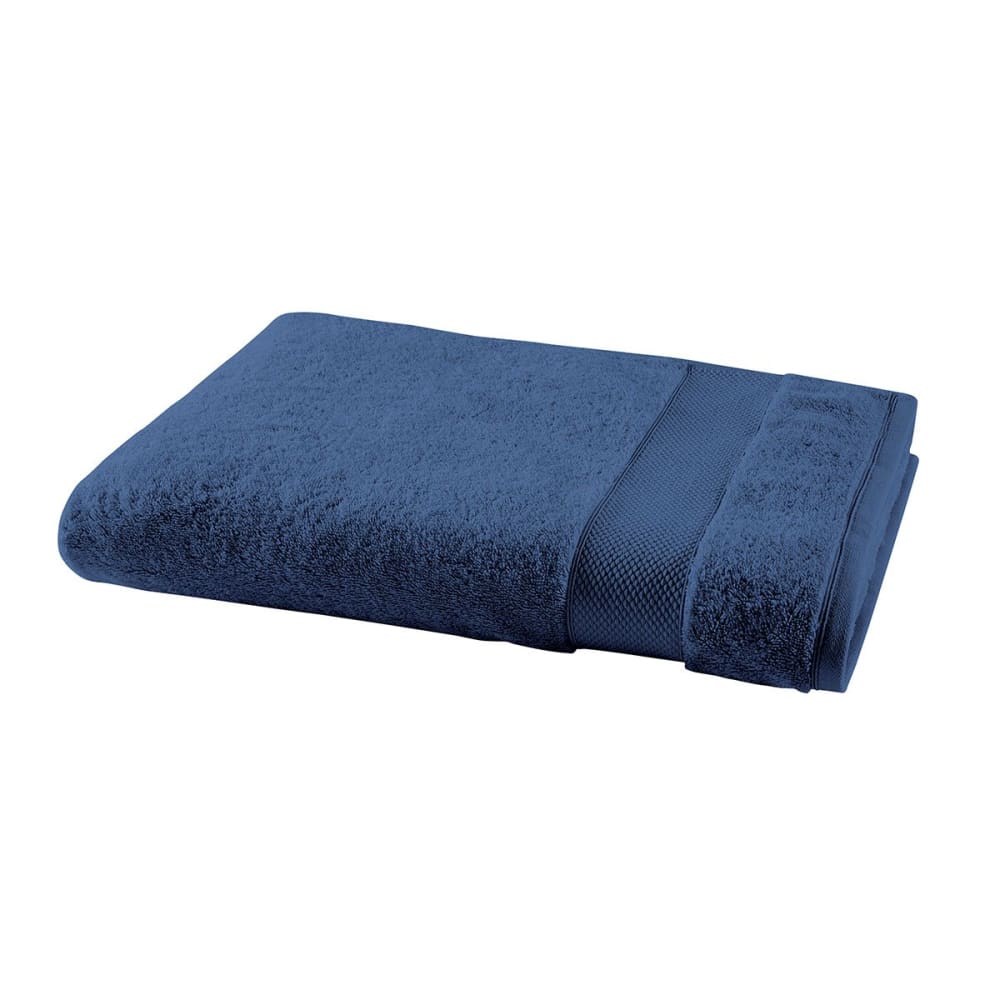 Drap de douche coton bleuet 70x140 cm