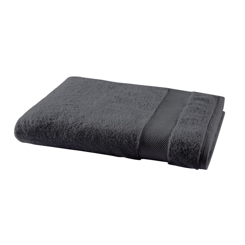 Drap de douche coton poivre 70x140 cm