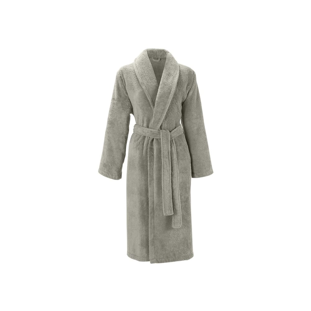 Anne de Solène Peignoir coton lichen l Marron Certifié Oeko-Tex