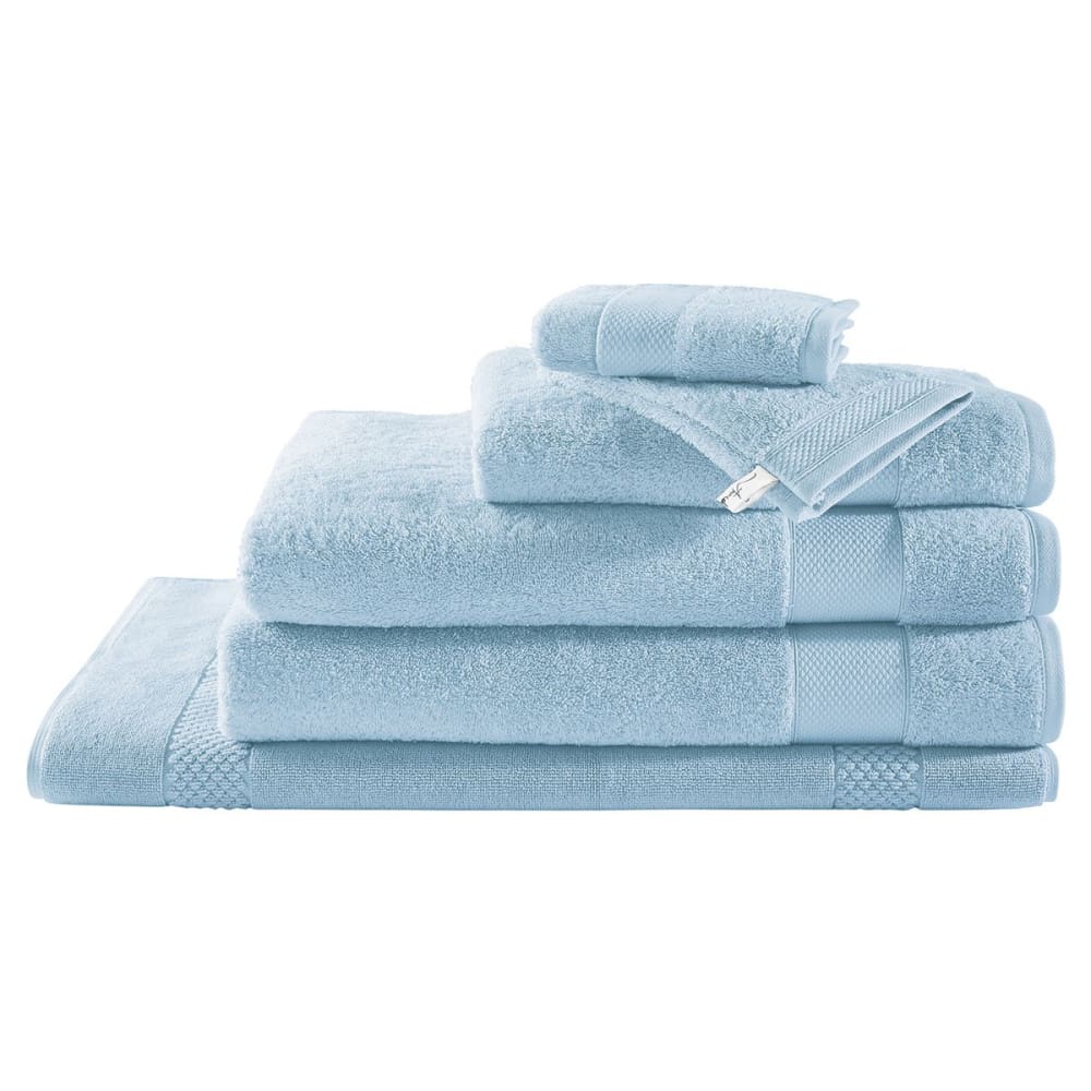 Gant de toilette coton azur 16x22 cm - Maisons du Monde