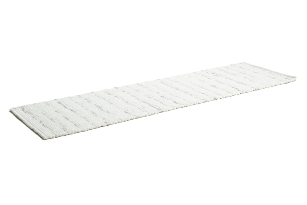 Alfombra tejida a mano de lana natural color gris natural 70x240 - Maisons du Monde