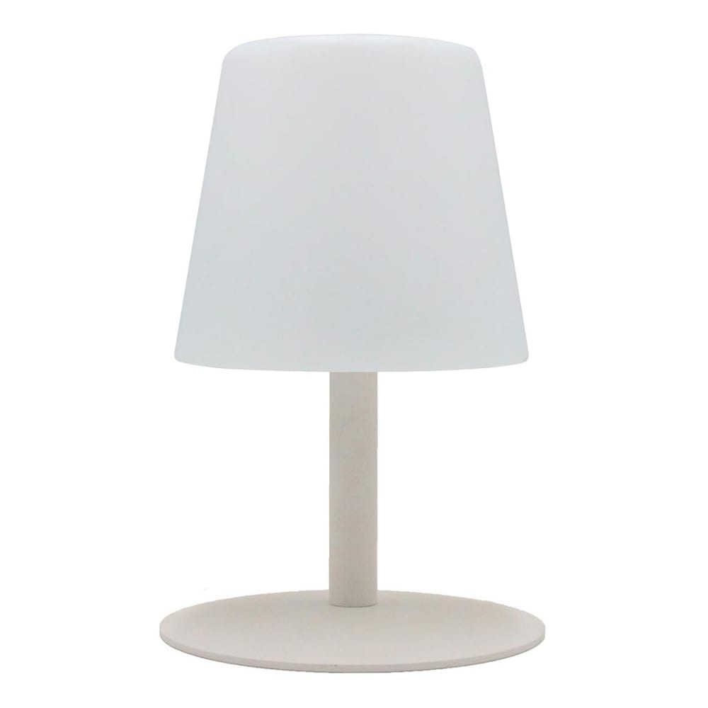 Lampe de table sans fil acier crème h25cm - Maisons du Monde