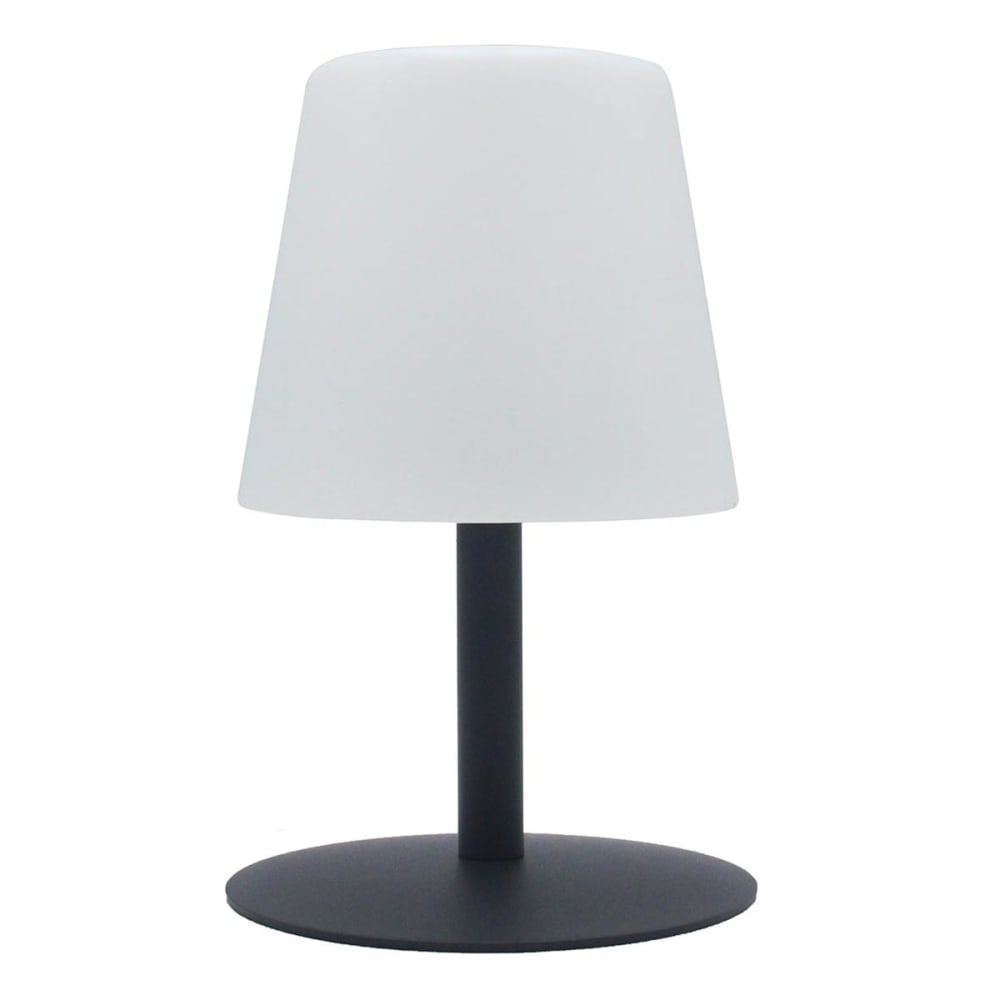 Lampe de table sans fil LED Acier Gris H25CM
