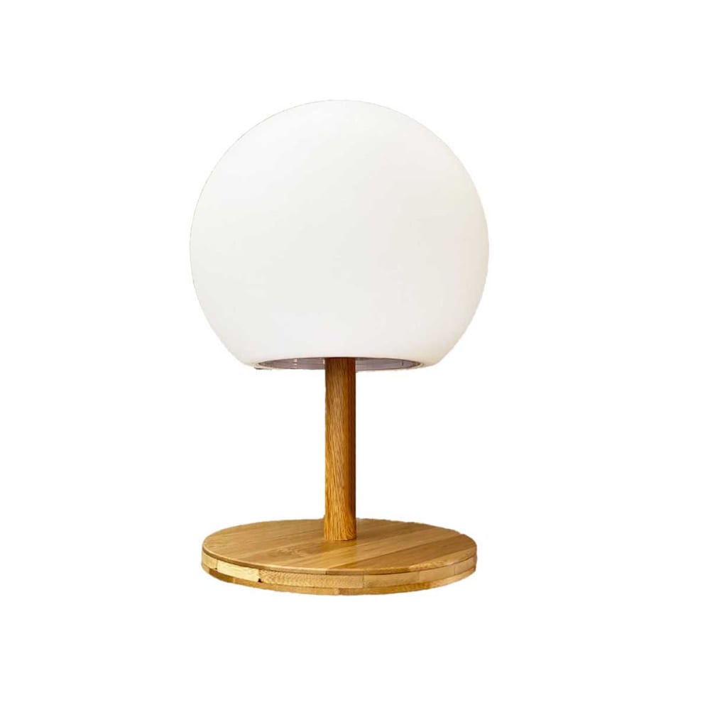 Lampe de table sans fil bois bois h28cm - Maisons du Monde