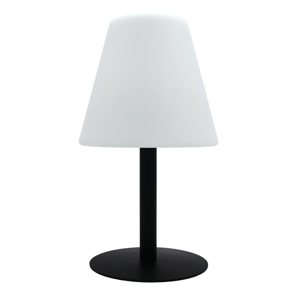 Lampe de table solaire Acier Blanc H36cm