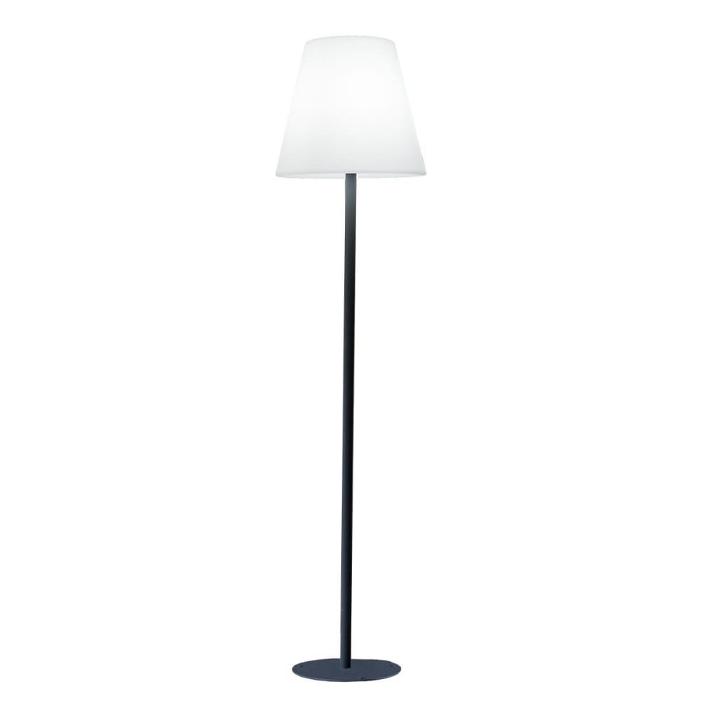 Lampadaire sans fil Polyéthylène Gris h150cm