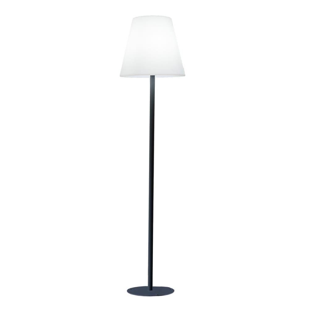 Lampadaire sans fil polyéthylène gris h150cm - Maisons du Monde