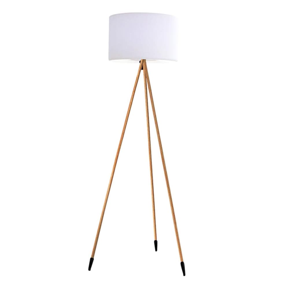 Lampadaire extérieur sans fil Polyéthylène Bois H155CM