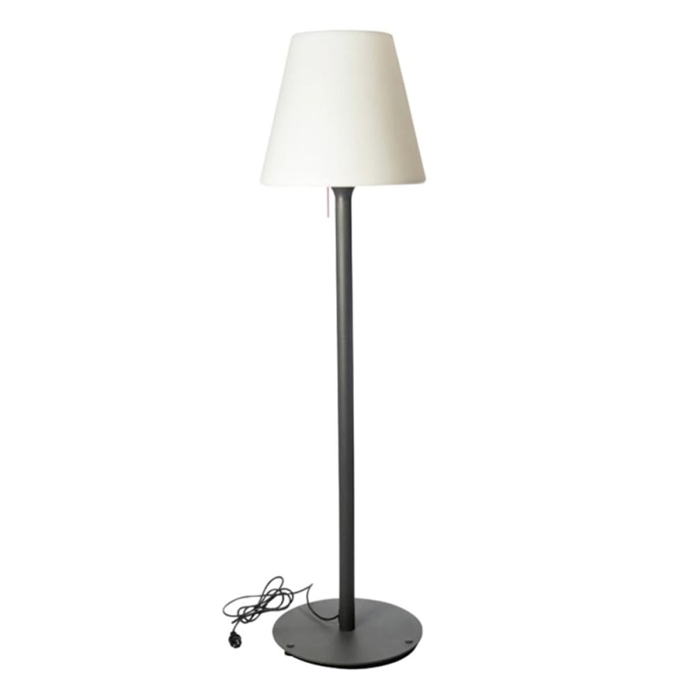 Lampadaire secteur Acier Gris h180cm