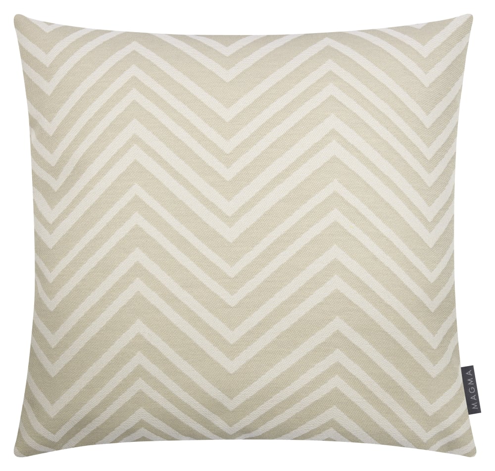 Housses de coussin zigzag sable exterieur  Dralon - Lot de 2- 40x40