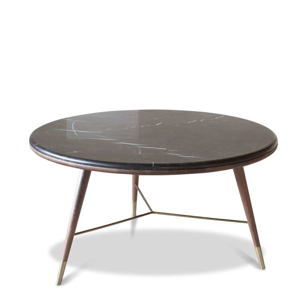 PIB Marmor Couchtisch, schwarz - Marmor