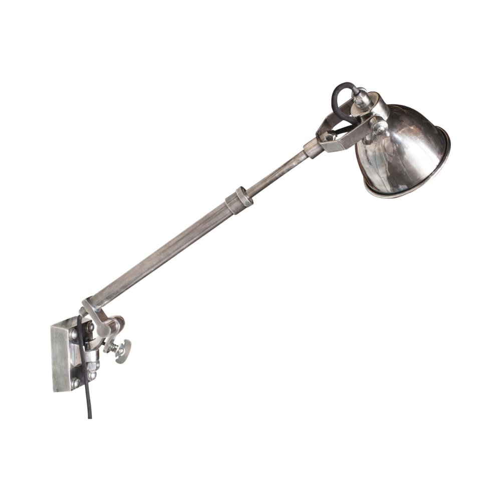 Applique téléscopique en métal argenté
